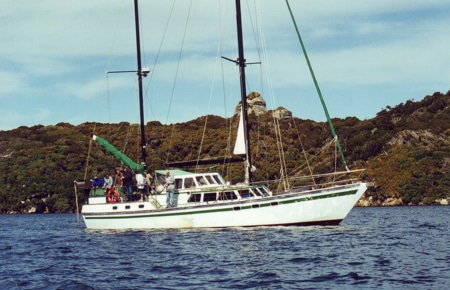 The Pigeon House, Sails Tours, Stewart Island